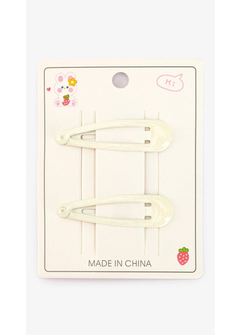 Заколка-хлопалка 2 шт T5-04233841-2 Молочный shop (2000999401947) No Brand (373160393)