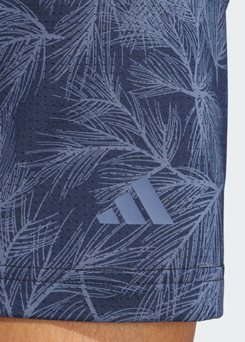 Синяя футболка-поло ultimate365 mesh print adidas