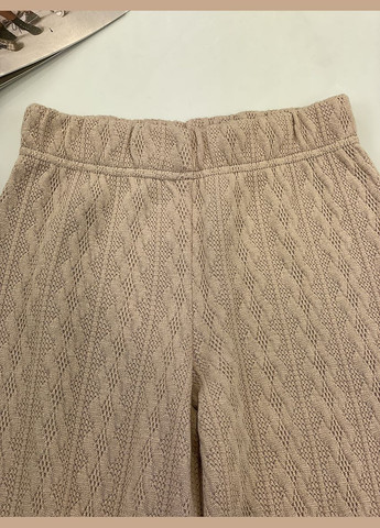 Бежевый демисезонный трикотажный комплект для девочки Mevis