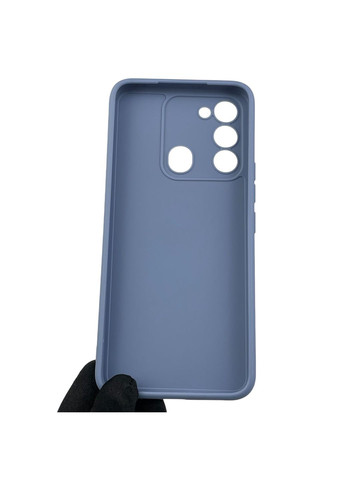 Чехол для Spark Go 2022 (KG5m) с квадратными гранями с защитой камеры на техно спарк го 2022 голубой Tecno (366019122)