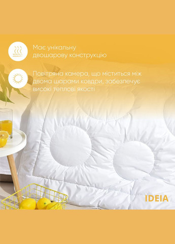 Ковдра зимова Air Dream Exclusive подвійна антиалергійна TM 155*210 см IDEIA (275869371)