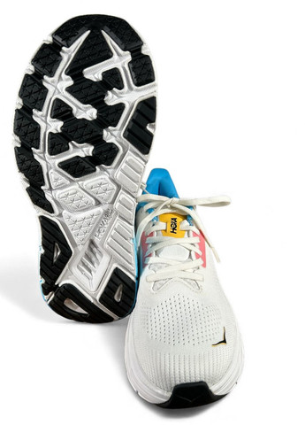 Кросівки жіночі One One Arahi 7 1147851 BSW, Розмір 40.5 (US 8.5B), 25.5 см, Білий HOKA білі демісезони (368765528)