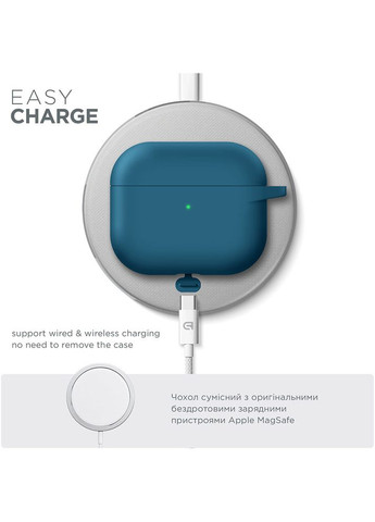 Чехол для наушников Hang Case для Apple AirPods 3 Lake Blue (ARM60310) ArmorStandart (323108299)