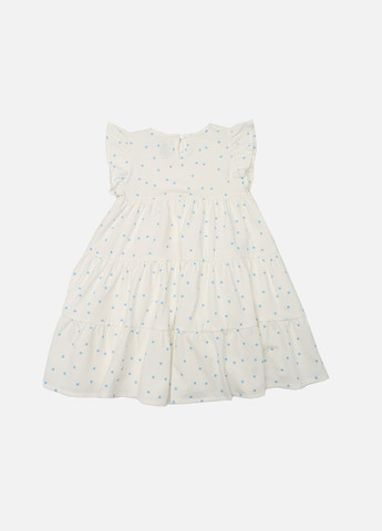 Молочна сукня вільного крою для дівчинки колір молочний цб-00271780 Yuki (323821371)