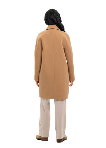 Пісочне демісезонне Практичне пальто із кашеміру «Макс» пісочне Emass