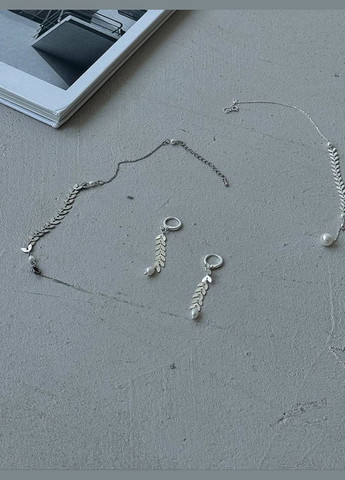 Сережки "Колос Steel" Le'Perle (329751668)