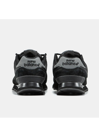 Кросівки жіночі New Balance 574 Black | Нью Беланс 574 чорні No Brand чорні демісезони (367086398)