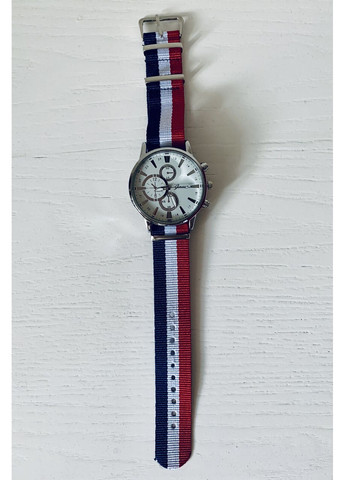 Чоловічий класичний наручний годинник " Casual" зі смугастим браслетом Geneva (366666260)