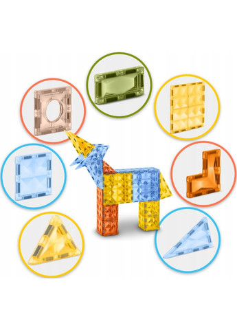 Магнитный конструктор 78шт. (Польша) Ricokids (344573541)