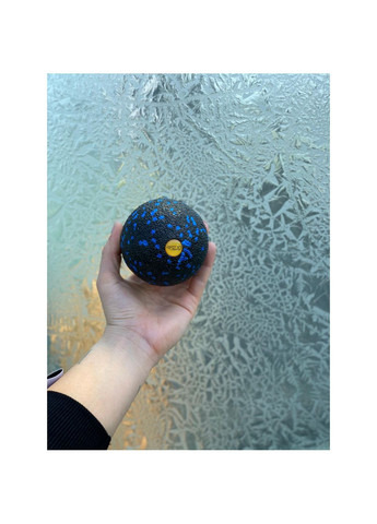 Масажний м'яч EPP Ball 08 Black/Blue (P-5907222931257) 4FIZJO (301733289)