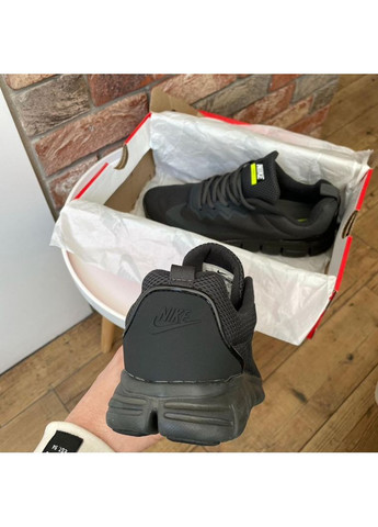 Черные демисезонные кроссовки мужские nike free run 5.0 black найк No Brand