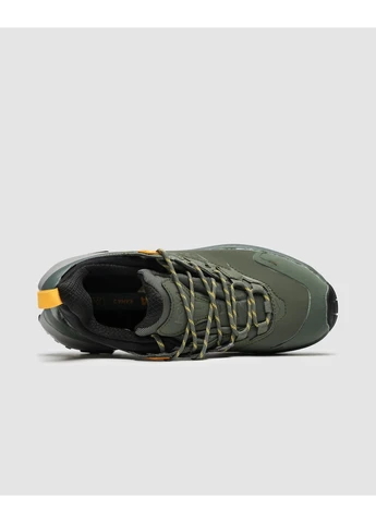 Зеленые демисезонные кроссовки мужские hoka one m kaha 2 low gtx sneaker olive хока зеленые No Brand