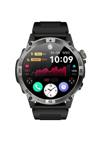 Смарт-часы GPS Smart Titan с компасом Черный (3373) North Edge (371121480)