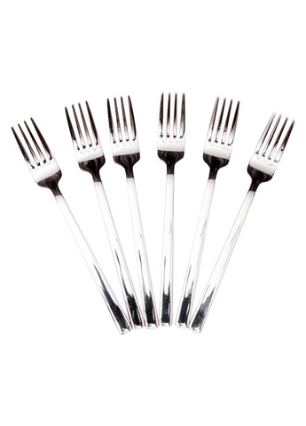 Набор десертных вилок 6 предметов 16 (см) Серебро HP-8-25 Ding Lanfang (369143201)