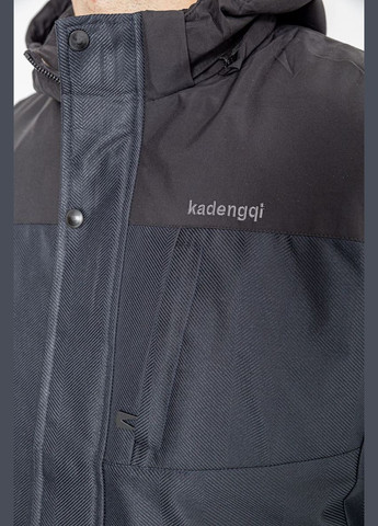 Темно-синяя демисезонная куртка мужская демисезонная с капюшоном 214r61035 Ager Куртка