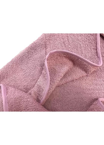 Махровое полотенце "Бегемотик розовый" Moontime однотонный пудровый