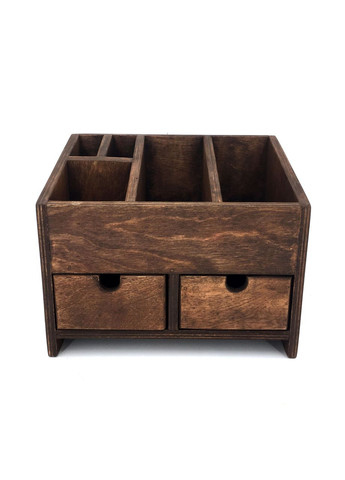 Настольный органайзер из дерева Мелроз капучино (КНЦ-006909) No Brand (328227582)