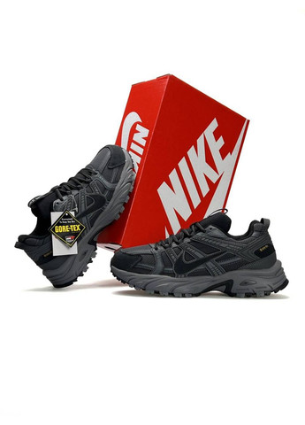 Темно-сірі Осінні кросівки чоловічі nike No Brand V2K GTX Grey