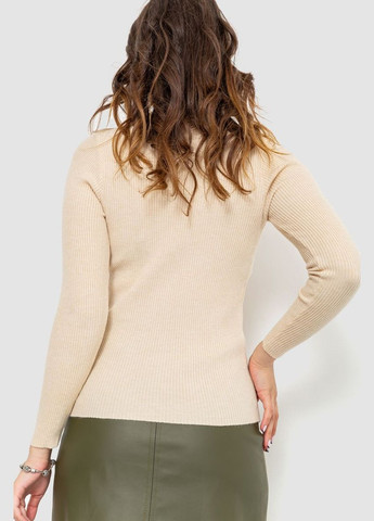 Кофта жіноча в рубчик, колір шоколадний, Ager (288750599)