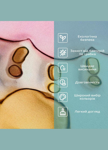 Вологопоглинаючий килимок 40х60х3мм SW-00002550 Sticker Wall (339777055)