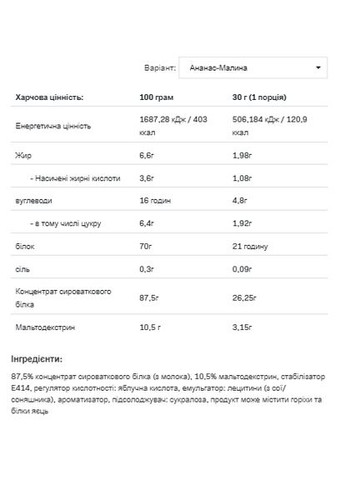 Протеїн сироватковий для набору м'язової маси Whey Protein 2270г ананас малина Allnutrition (367956310)