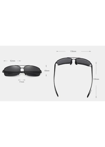 Поляризационные солнцезащитные очки 7088 Black Photochromic KINGSEVEN (391567848)