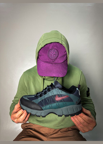 Синие демисезонные кроссовки мужские nike air humara qs 'faded spruce' | найк аир хумара синие No Brand