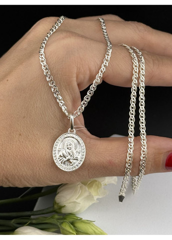 Набор иконки Божией Матери и цепочкой плетения Мона Лиза No Brand (323017140)