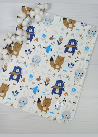 Набір для новонародженого: подушка, пелюшки і гризункць a.l.babybox Лисички на кульках No Brand (311656178)