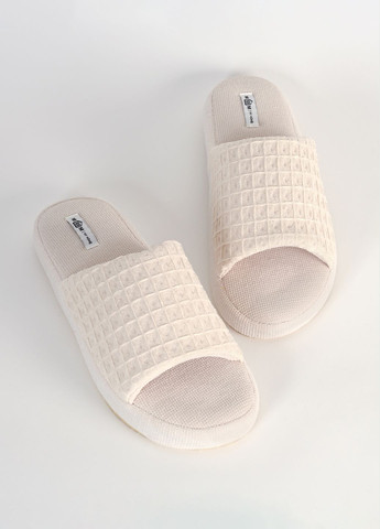 Белые тапочки женские с открытым носком tina MVM