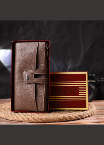 Цікавий гаманець з натуральної зернистої шкіри 21634 Canpellini (331911169)