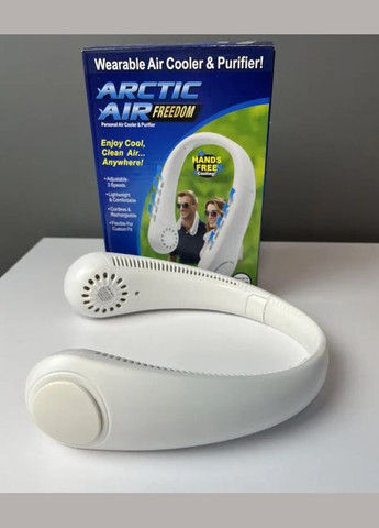 Портативний вентилятор на шию Arctic Air переносний з акумулятором 2000 mAh Білий (2104618614) No Brand (345562776)