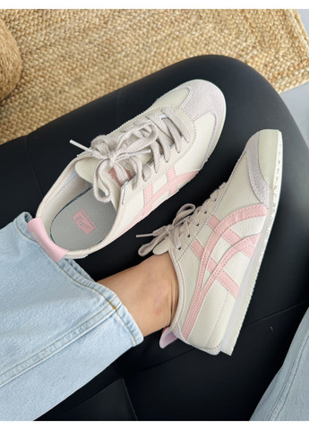 Кросівки жіночі Asics Onitsuka Tiger Beige Pink | Асікс Онітцука Тайгер бежеві демісезони (371276854)