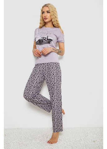 Комбинированная пижама женская с принтом, 243r2038-b Ager