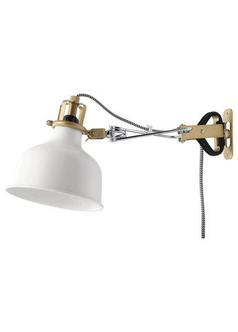 Светильник с фиксатором настенный ИКЕА RANARP (10231321) IKEA (280950721)