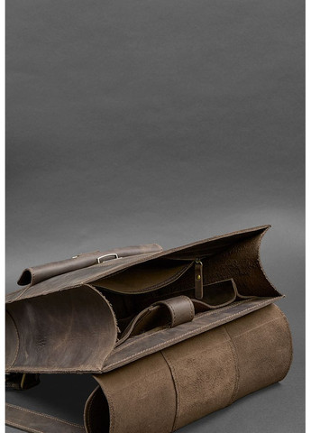 Кожаный рюкзак Brit темно-коричневый Crazy Horse BlankNote (348359368)