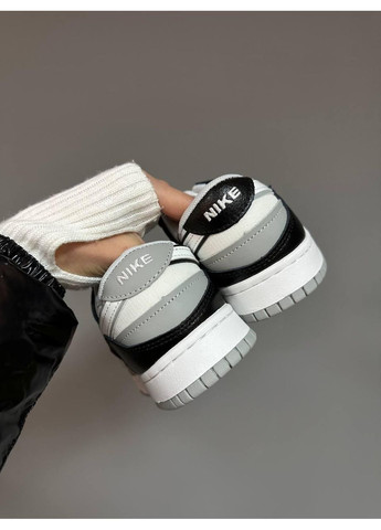 Сірі Осінні кросівки чоловічі nike sb dunk low scrap wolf grey light lemon найк сб данк No Brand