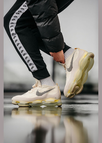 Бежеві Осінні кросівки чоловічі і жіночі nike air max scorpion fk beige | найк аір макс скорпіон фк бежевий No Brand