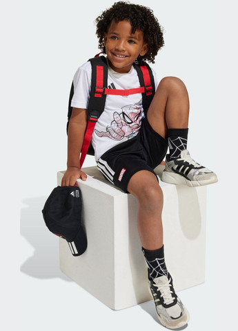 Комплект: футболка та шорти x Marvel Spider-Man Kids adidas (313247850)