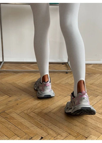 Жіночі лосини зі штрипками з високою посадкою No Brand (380970783)