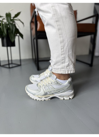 КРОСІВКИ ЖІНОЧІ ASICS GEL-KAYANO 14 WHITE SILVER II АСІКС ГЕЛЬ КАЯНО 14 No Brand білі демісезони (367173380)