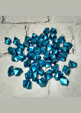 Кристали Лід колотий перламутр декоративний акрил 50 шт 2,2х1,8 см Блакитний No Brand (327368046)