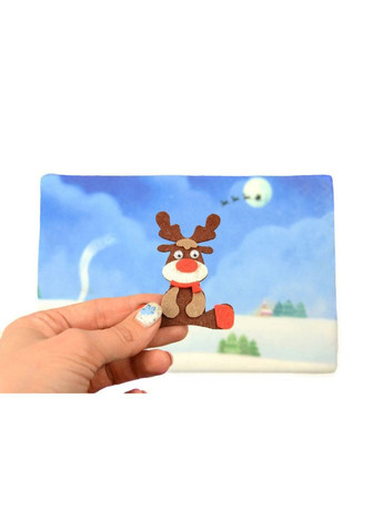 Розвивальна гра з фетру "Новий рік" (ПФ-012) PF-012 УМНЯШКА (316267913)