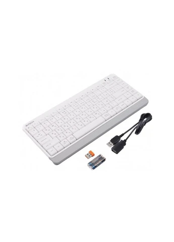 Клавиатура (m11786) A4Tech FBK11 Wireless White (377784487)