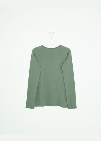 Оливковый (хаки) лонгслив United Colors of Benetton