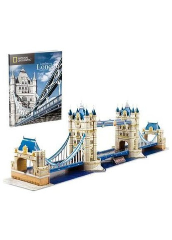 Трехмерная головоломка-конструктор Cubic Fun National Geographic Тауэрский мост DS0978h CubicFun (362314580)