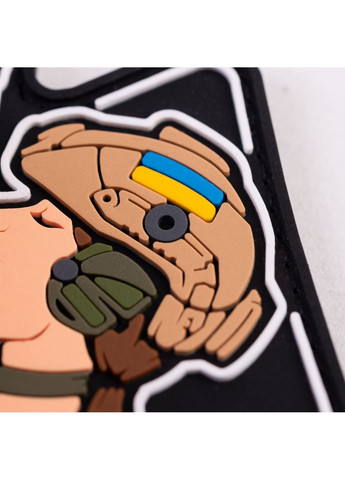 Патч/Шеврон Дівчина-піка (шатенка) (1084) Dobroznak (366963048)