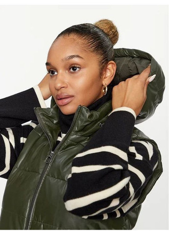 Подовжений жилет з еко-шкіри Only (372712897)