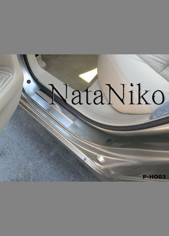 Накладки на пороги Honda Accord USA 2008 P-HO03 NataNiko (294301529)