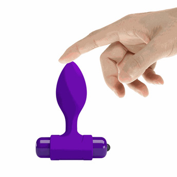 Анальна пробка Vibra Butt Plug Purple - CherryLove Pretty Love (329152775)